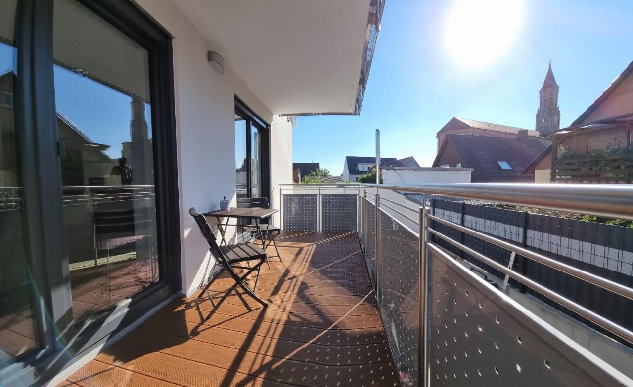 Flat11 4-Zi Wohnung Messe Karlsruhe Райнштеттен Экстерьер фото