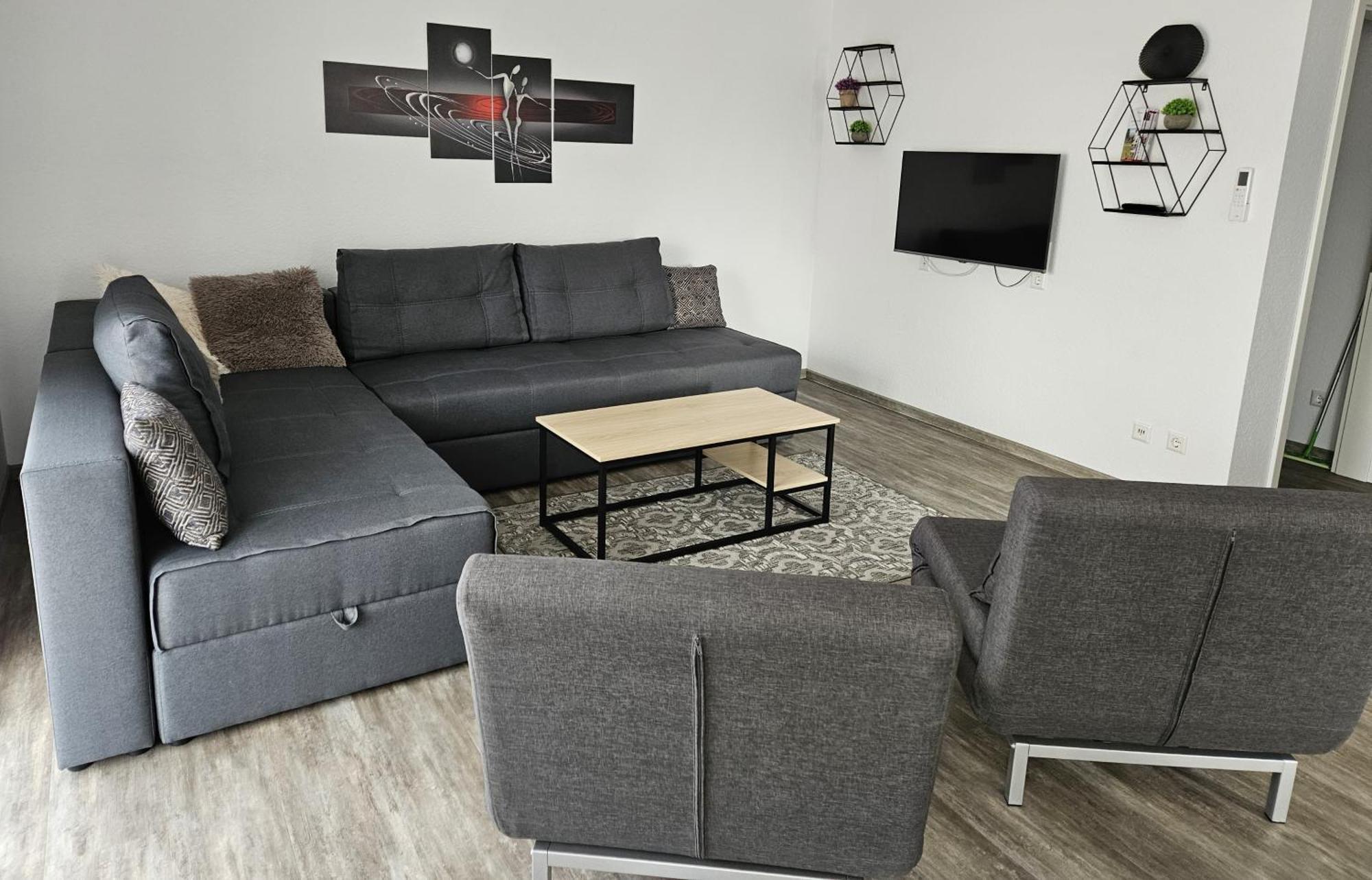 Flat11 4-Zi Wohnung Messe Karlsruhe Райнштеттен Экстерьер фото